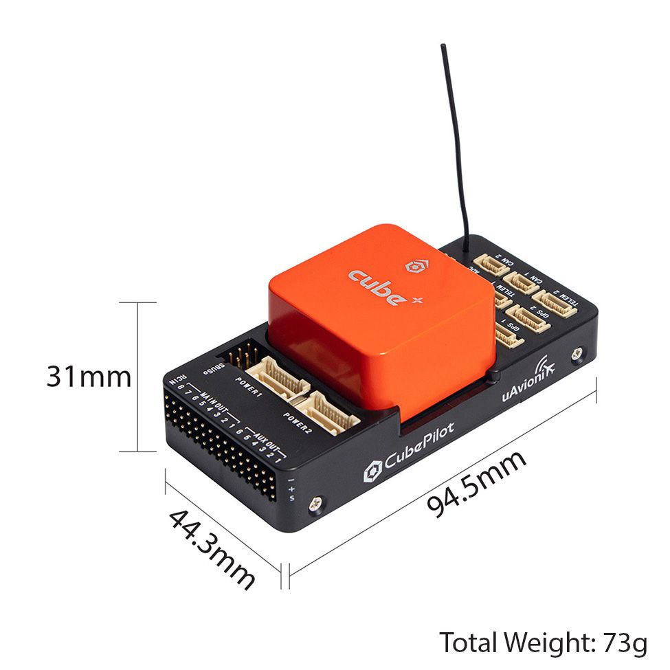 The Cube Orange+ Standard Set Dimensions