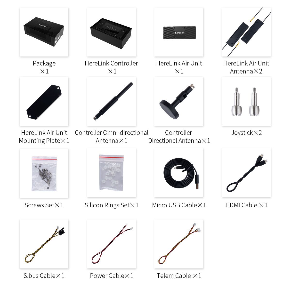 Herelink HD Video Transmission System Components