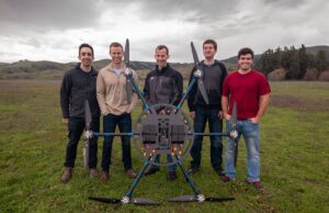 Aero Systems West Team Displaying Hexacopter Heavy Lift Multirotor (HLM)