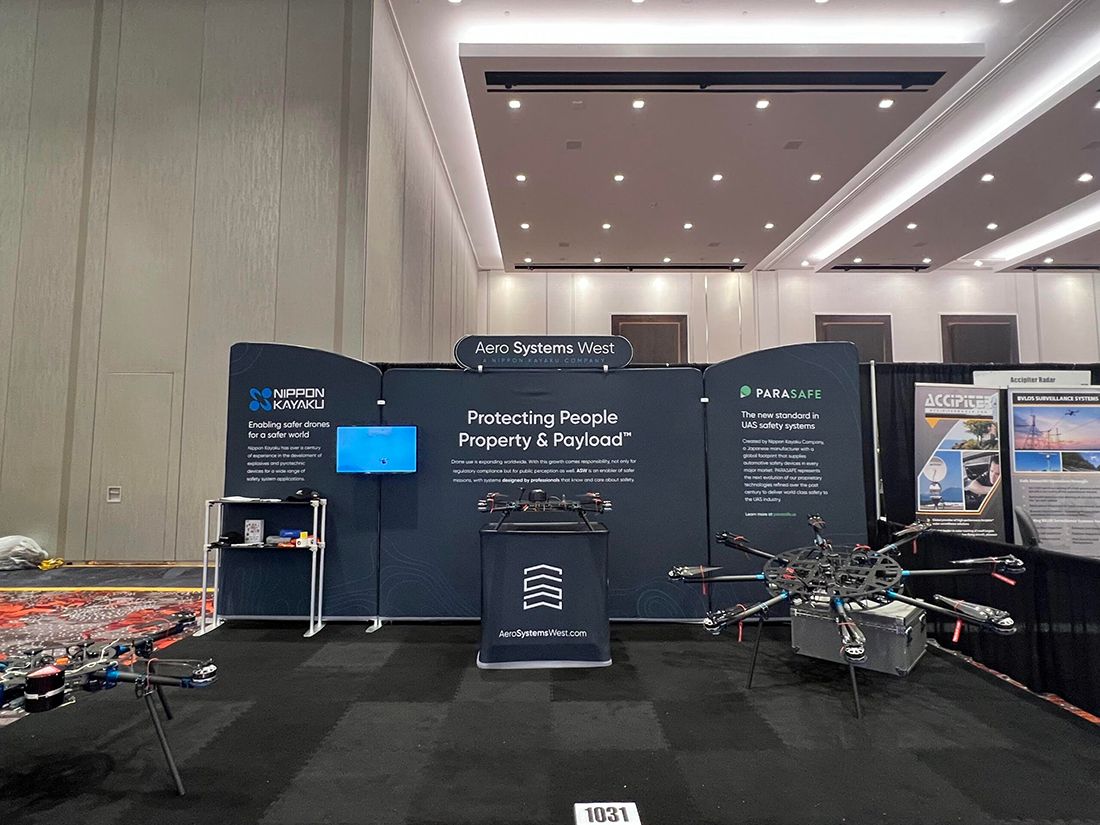 Aero Systems West Tradeshow Booth