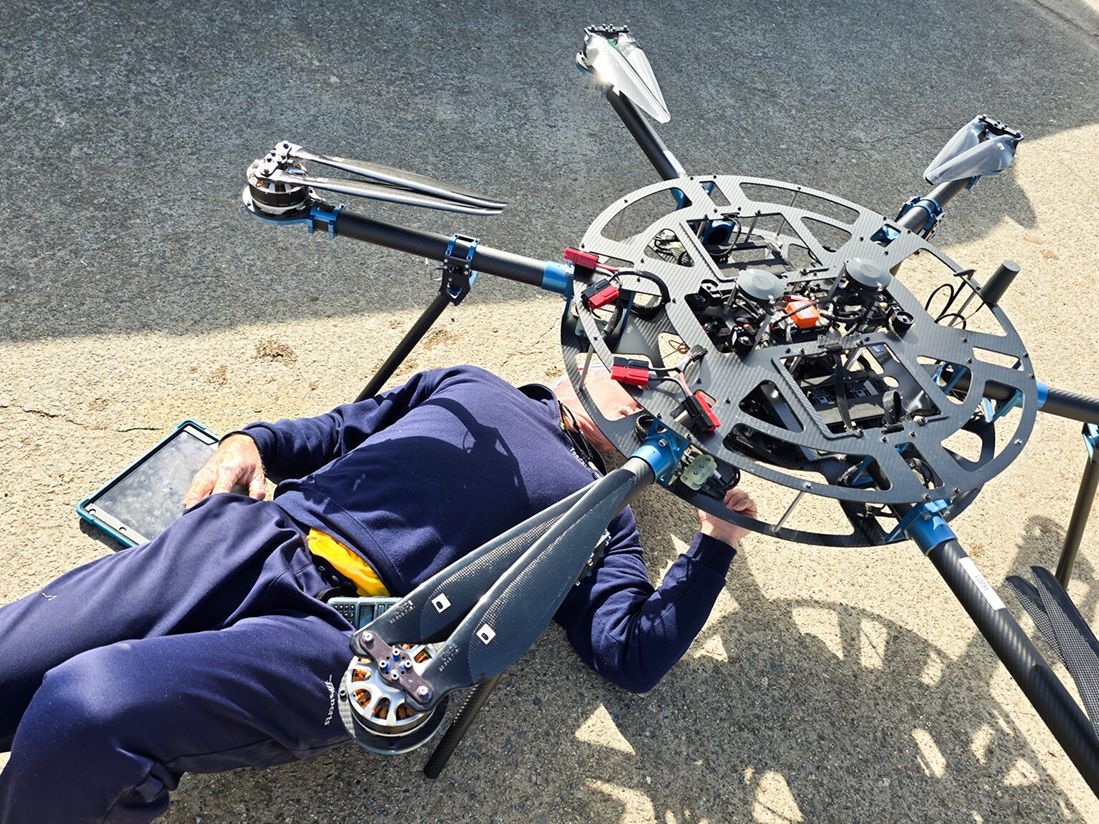 UAV Hexacopter Flight Testing at Aero Systems West