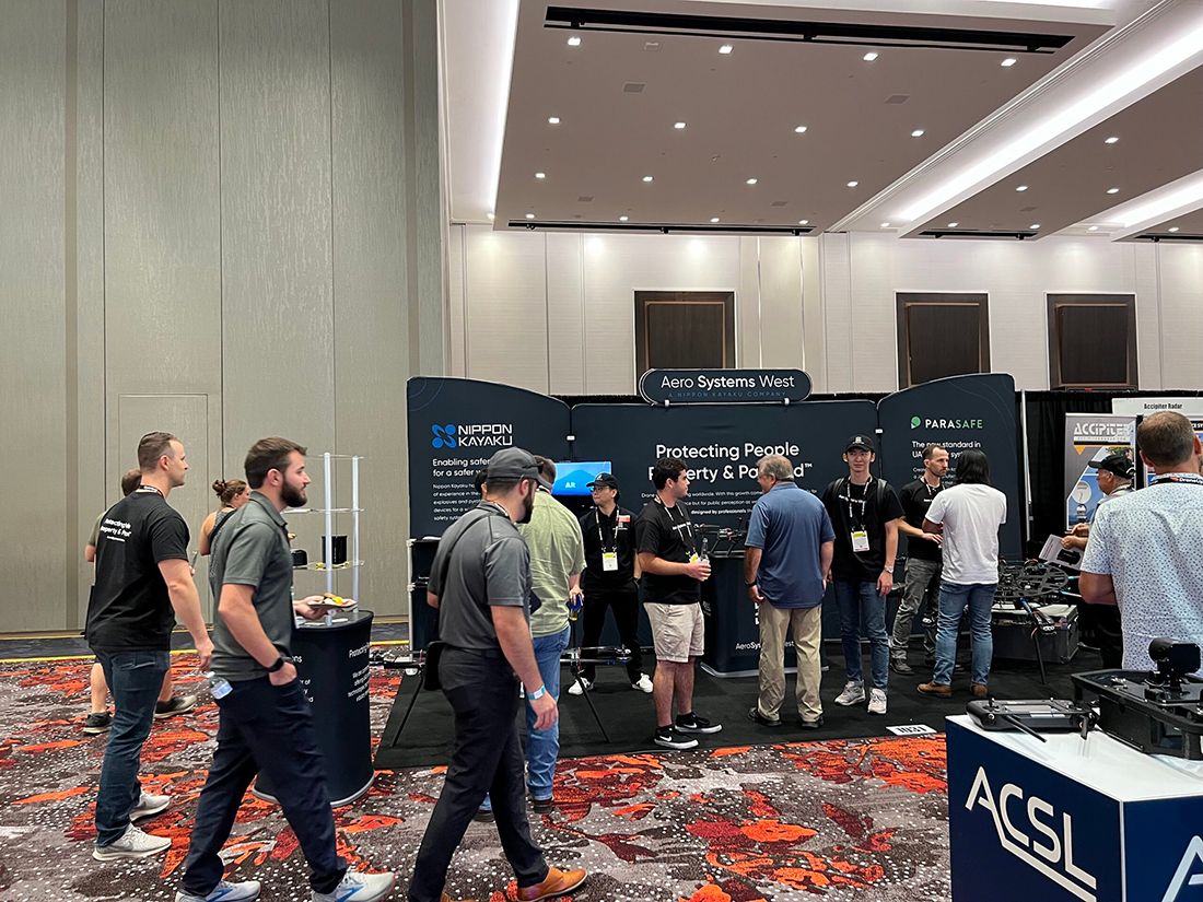 CUAV 2024 Aero Systems West Booth