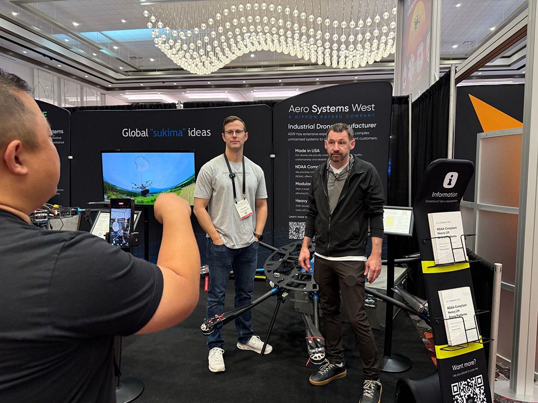 CUAV 2025 Aero Systems West Booth