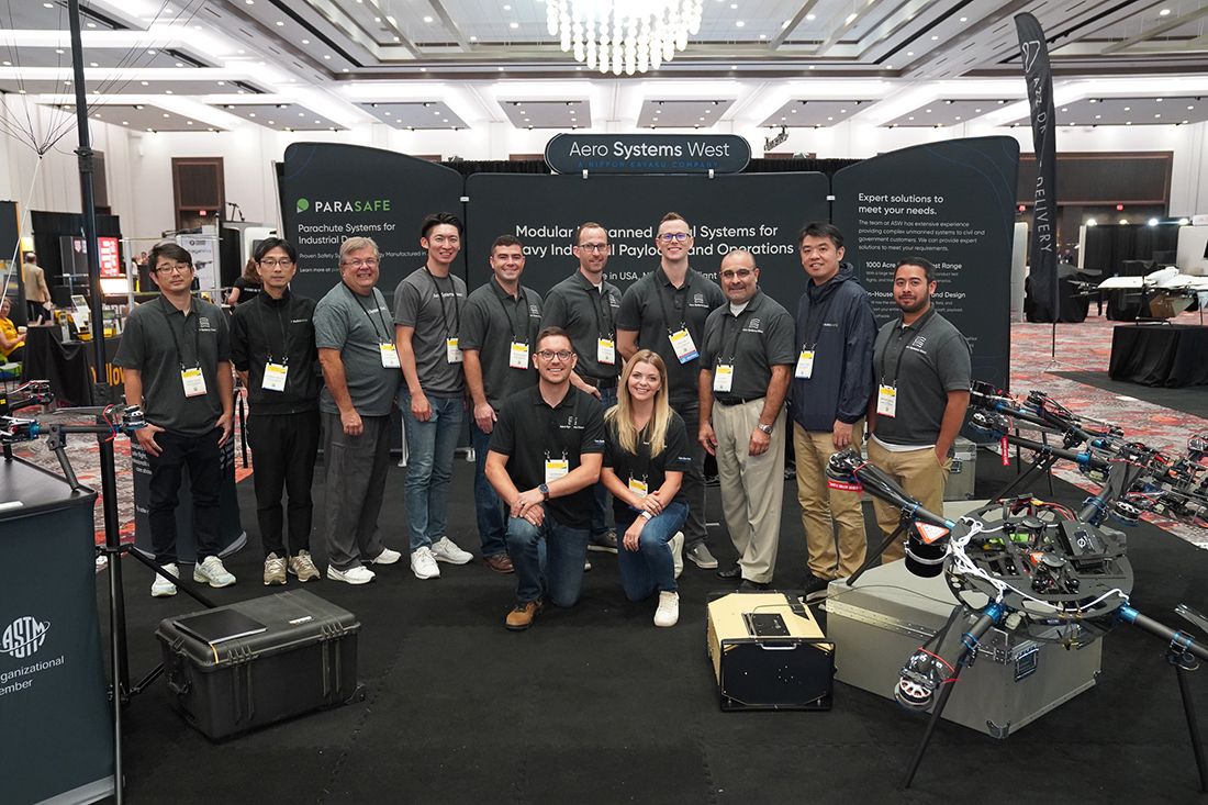 CUAV 2025 Aero Systems West Employees at Booth