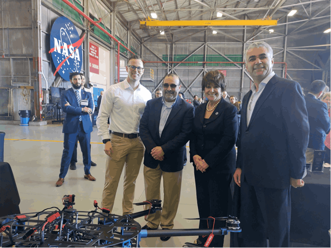 Danny Neal, Alex Orozco, Anna Eshoo, Shawn Sahbari at Nasa