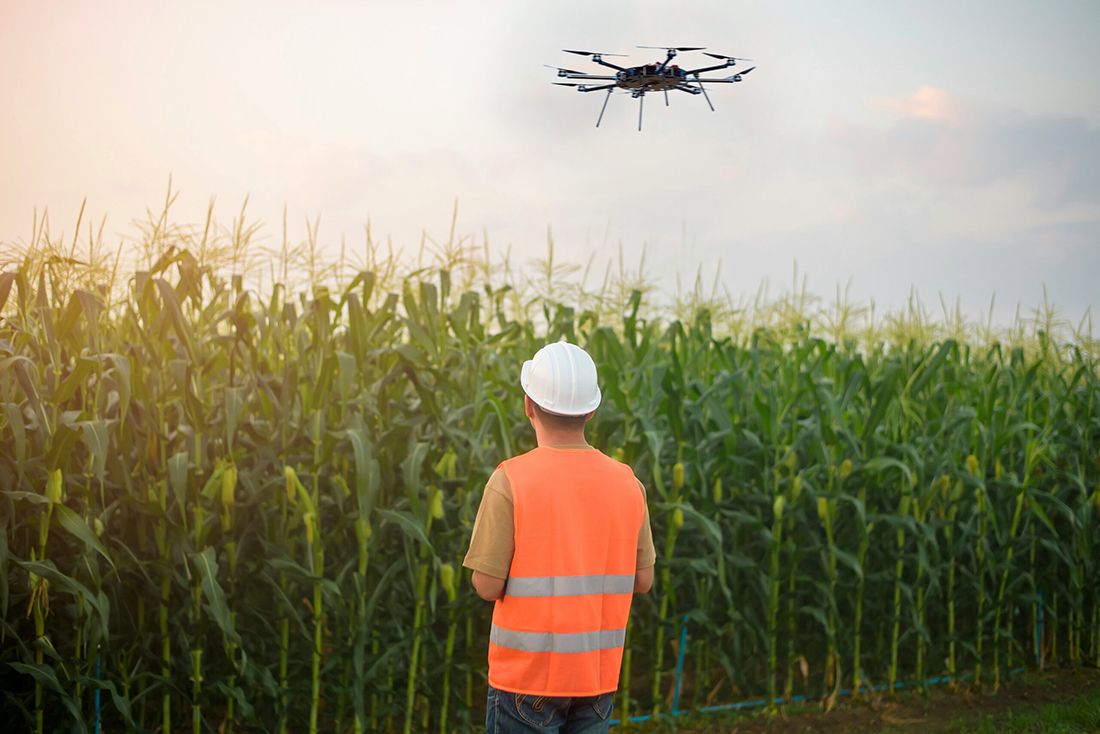 Agricultural Drone Swarm Spraying Example with LahakX