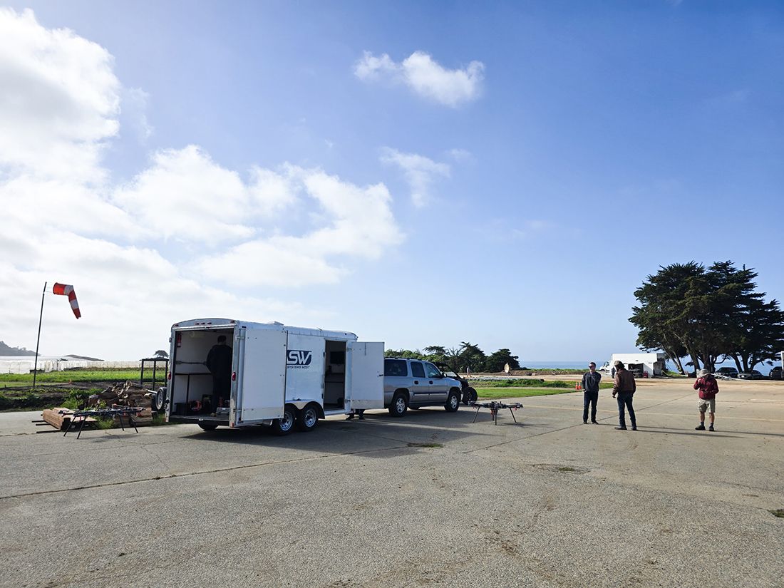 Aero Systems West Drone Testing in Monterey, CA
