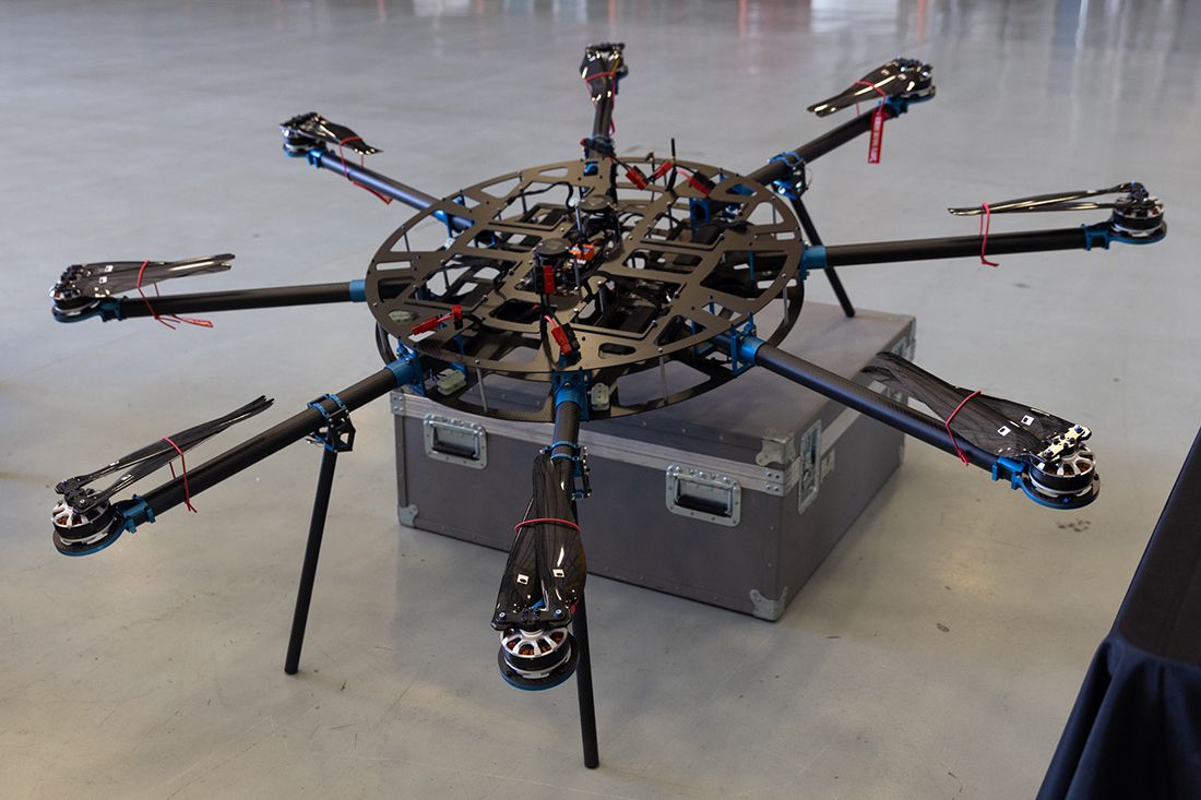 Heavy Lift Multirotor (HLM) Octocopter by Aero Systems West