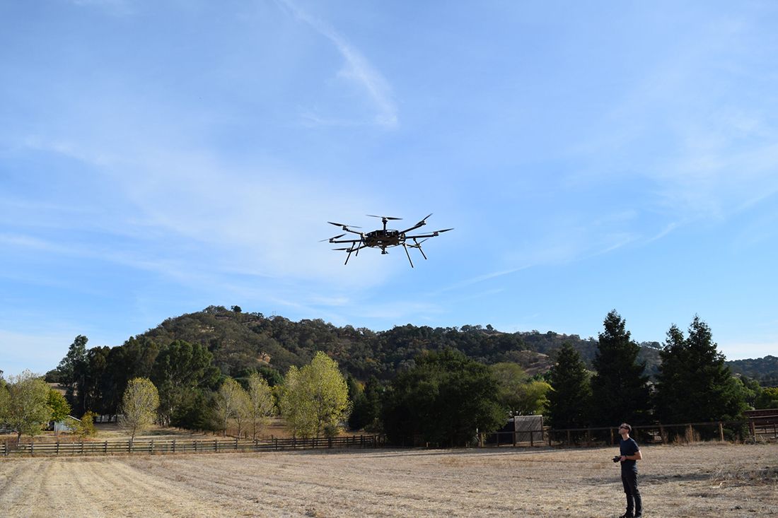 Testing Unmanned Aerial Vehicle at Aero Systems West